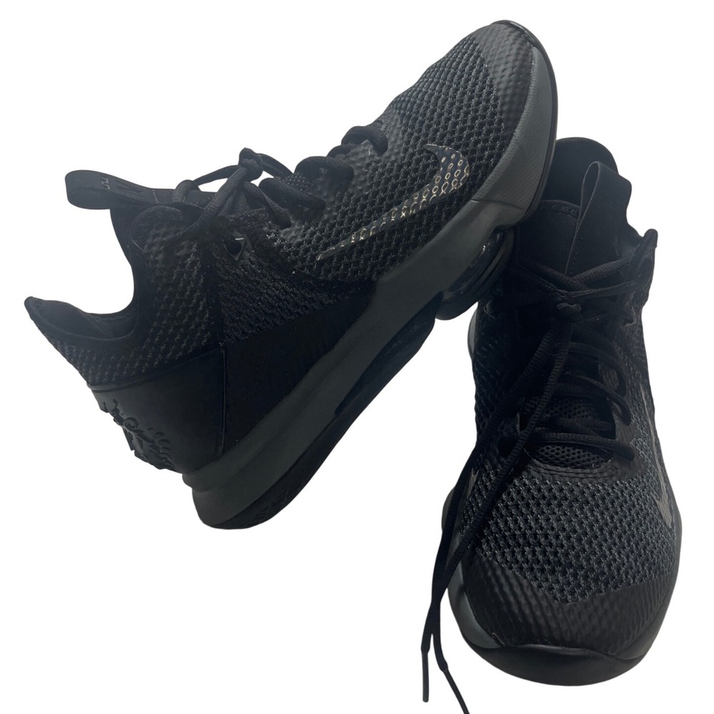 Nike LeBron Witness 5 Triple Black Basketball Shoes BV7427-003‎ Mens 7